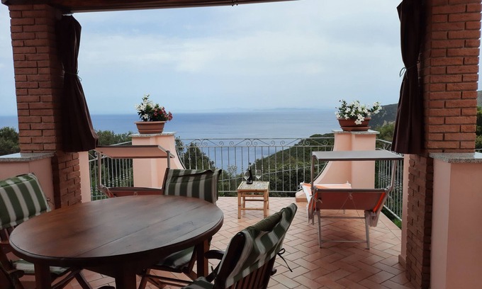 Aia Casa | hermosa casa unifamiliar en la Toscana, Isla de Elba, entre el cielo, el bosque y el mar