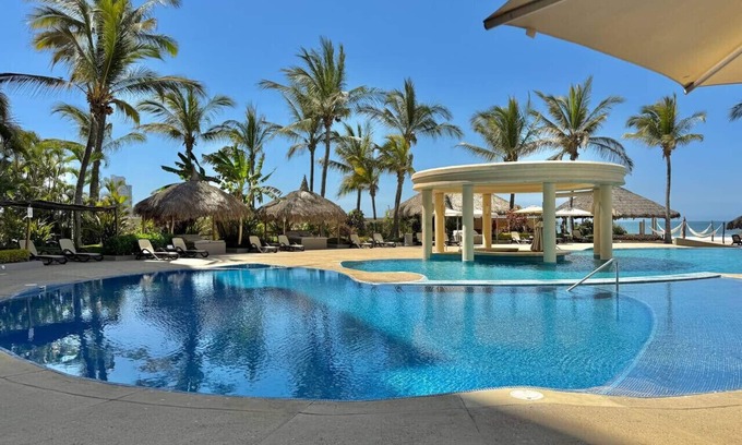 Quintas del Mar Apartamento | Hermoso espacio a pie de playa y alberca By Gps
