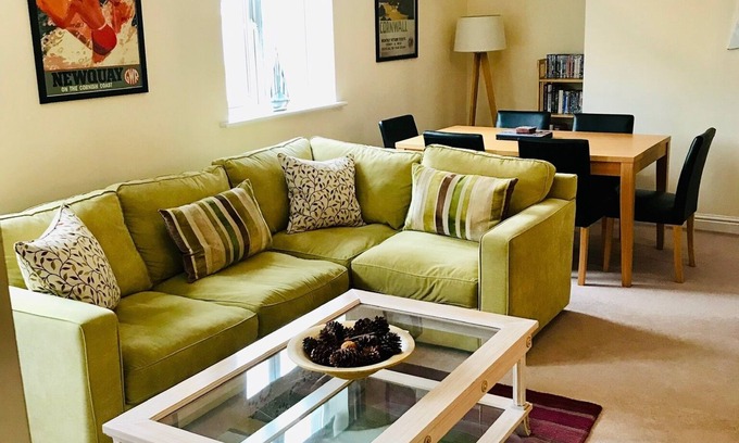 Par Apartamento | Hermoso apartamento espacioso cerca de Fowey y Mevagissey Cornwall