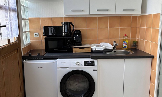 Aubervilliers Apartamento | Beautiful Studio and large terrace close to Paris