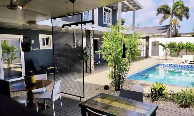 Cunucu Abao Apartamento | Hermoso estudio con piscina, muy cerca de Eagle Beach