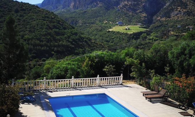 Yesiltepe Villa | Beautiful totally standalone Villa,Sleeps 8. Breathtaking views. Private pool