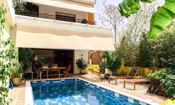 Varkiza Villa | Hermoso, tropical, Villa Privada