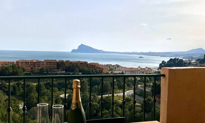 Pueblo Mascarat Casa | Beautiful vacation home with a unique sea view