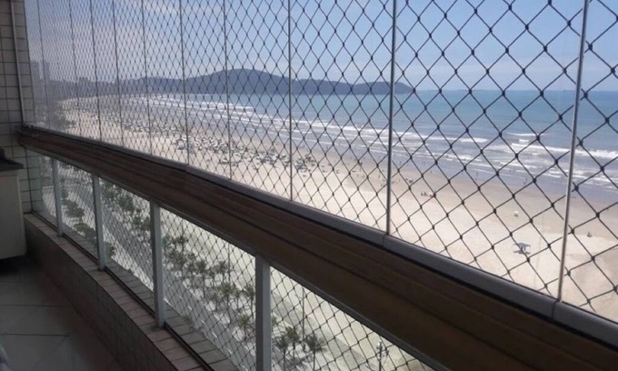 Aviacao Apartamento | Hermosa vista del paseo marítimo !!! Praia Grande - Aviación
