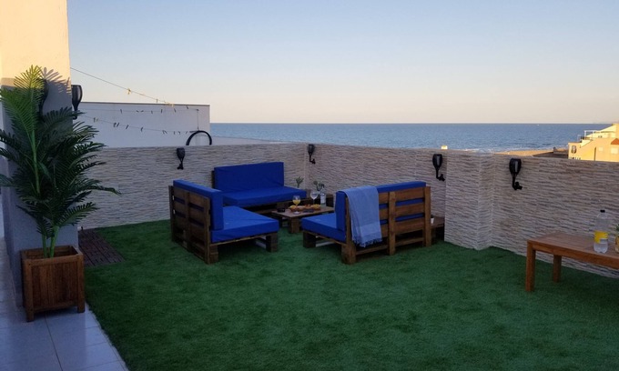 Playa de Xeraco Apartamento | Hermosas vistas Apprt 3 dormitorios borde de playa piscina