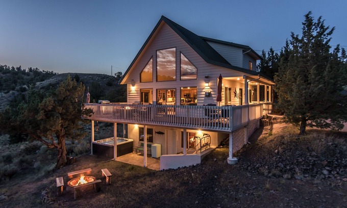 Prineville Chalet De Esquí | Hermosas vistas del embalse de Prineville