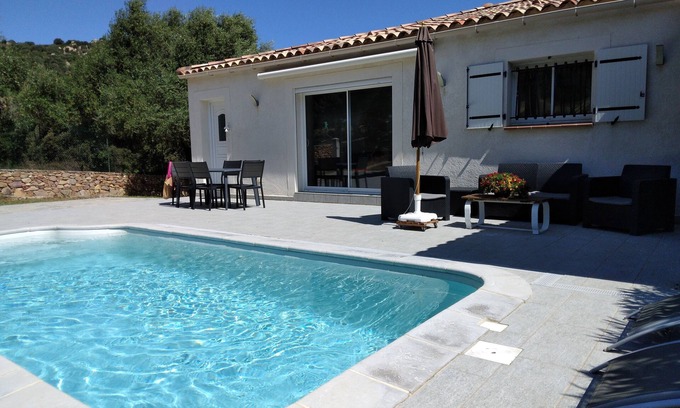 Moncale Villa | Hermosa villa cerca de Calvi en un terreno privado con piscina privada