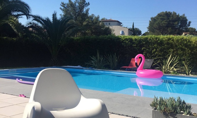 Boulouris-sur-Mer Villa | ¡Hermosa villa St Raphael con piscina nueva, a 2 pasos del mar!
