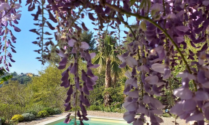 Castellar Villa | HERMOSA VILLA CON PISCINA VISTA AL MAR Y MONTAÑAS, ALTURAS DE MENTON, RIVIERA FRANCESA