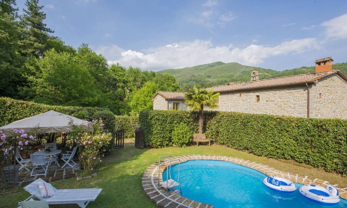 Pontito Villa | Casa de vacaciones con WIFI, piscina privada, TV, balcón, vista panorámica, aparcamiento