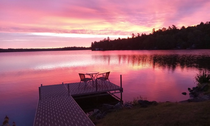 East Holden Cabaña | Beautiful waterfront cottage with the conveniences of home in central Maine.