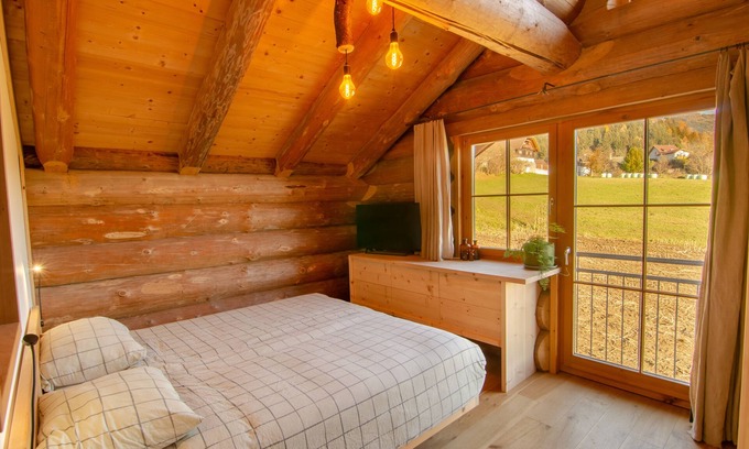 Seeboden Cabina | Beautiful wooden house with mountain views