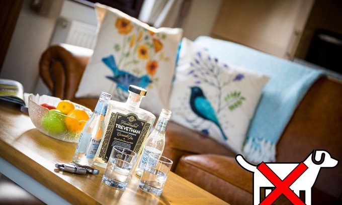 Otterham Apartamento | Beech Lodge-Lodge-Baño Privado