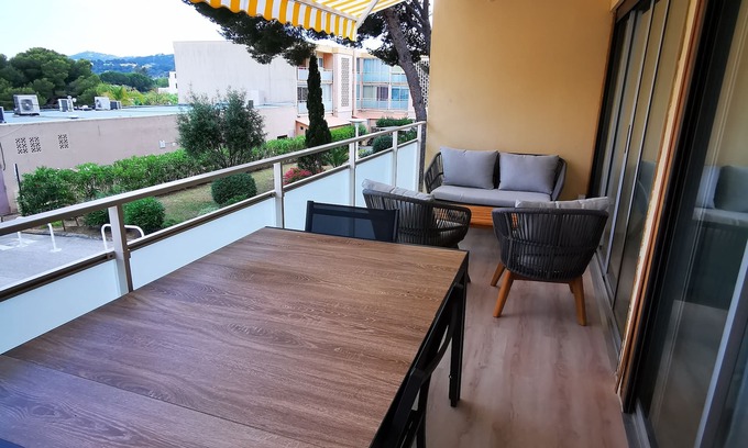 La Faviere Condominio | BEL Appartement 3 PP A 150 M de la Plage Dans Résidence Sécurisée 2MN A Pied