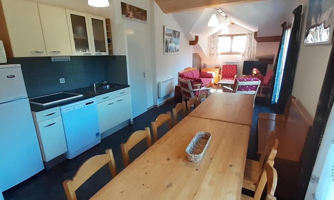 Valfrejus Apartamento | Bel appartement spacieux 10/12 pers, 5 pièces, proche pistes - Valfréjus - FR-1-265-180