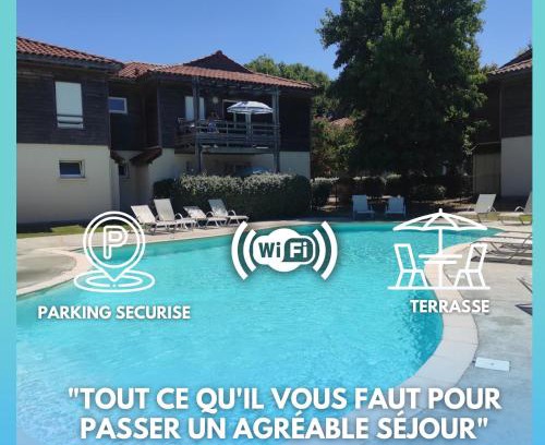 Aureilhan Apartamento | Bel appartement T3 dans résidence 3* à 50 m du lac