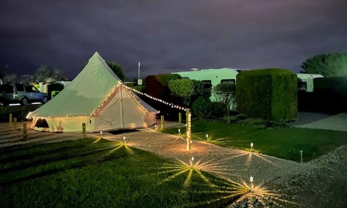 Wadebridge Alquiler De RV | Bell Tent Close to Padstow & Wadebridge