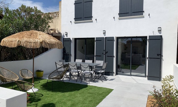 Saint-Pierre-la-Mer Casa | Belle Maison Rénovée à 150 m de la Plage