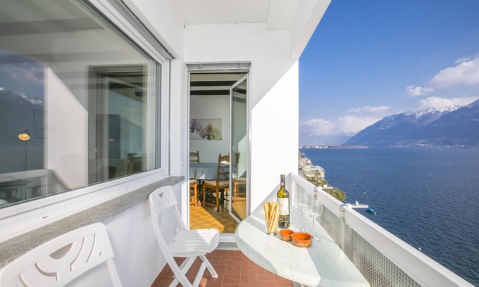 Ronco sopra Ascona Apartamento | Apartamento Bellevue, Porto Ronco, Suiza