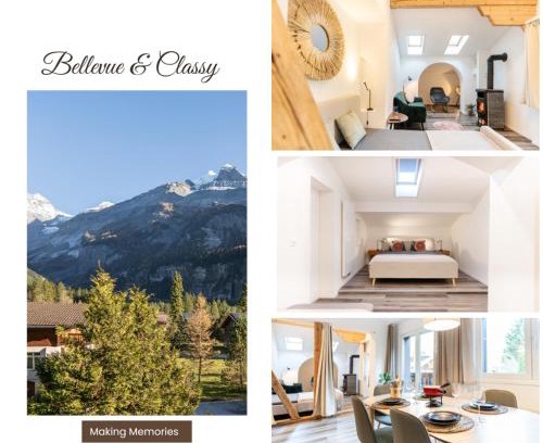 Blausee Apartamento | Bellevue & Classy Mountain View apartment