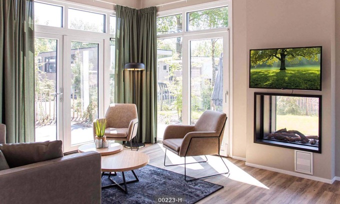 Helvoirt Chalet De Esquí | ✓ Belvedere at Résidence de Leuvert ✓ Holiday home for six persons ✓ Situated close to 's Hertogenbosch (North Brabant) ✓ Near De IJzeren Man ✓ Book directly at the park