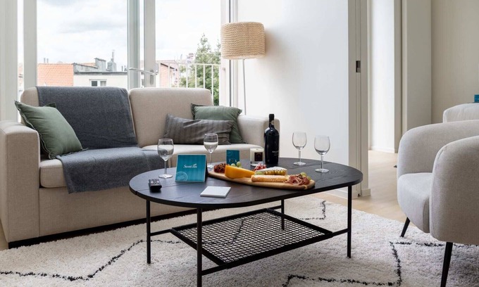 Saint-Josse-ten-Noode Apartamento | Beriot IV - Dos Habitaciones Piso, Capacidad 6