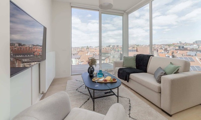 Saint-Josse-ten-Noode Apartamento | Beriot V - Dos Habitaciones Piso, Capacidad 6