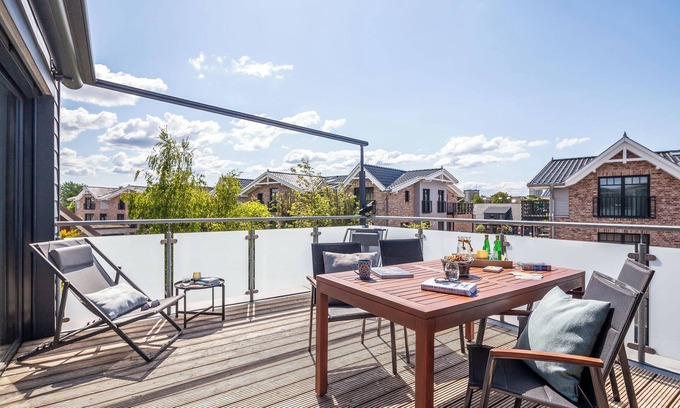 Busum Apartamento | Penthouse vacation apartment ADMIRAL - De Luxe Suite in a new architect-designed building
