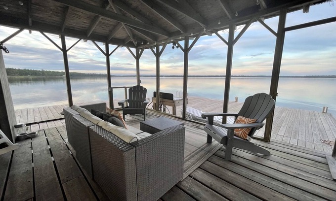 Fairhope Casa | Best Bay View, 7 Acres, Kayaks, Bikes, Game Room, Boat/Cargo Lift, Pets Welcome