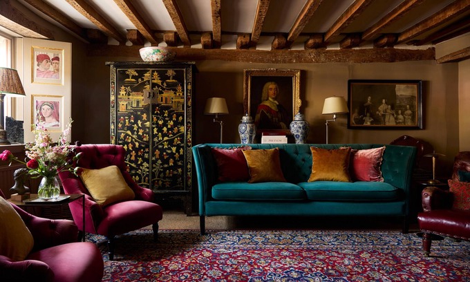 Lechlade Cabaña | Casa histórica de Cotswold, jardín amurallado con perros