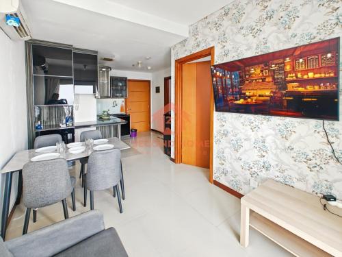 Pluit Apartamento | Best View 1BR Baywalk Condo Pool Gym, Wi-Fi