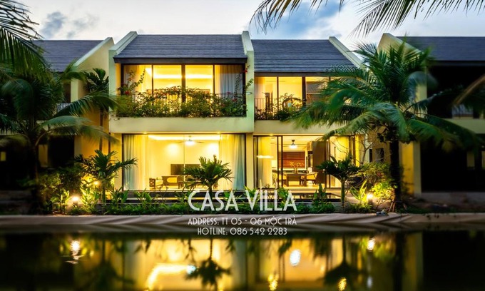 Cam Ha Villa | Biệt thự Casamia Calm Hội An 200m2 sang trọng view sông, có bể bơi riêng
