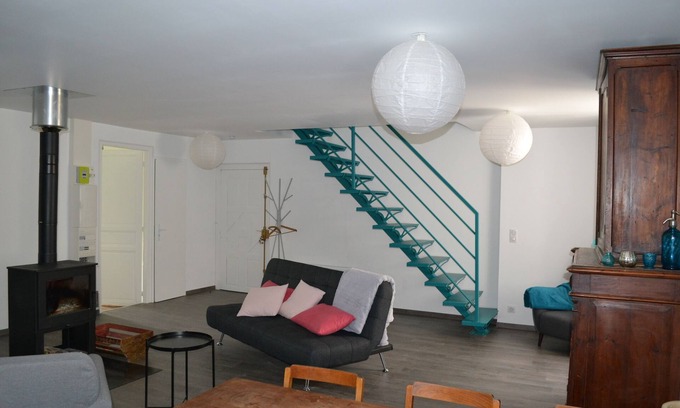 Bielle Apartamento | Bielle, apartamento con jardín y garaje
