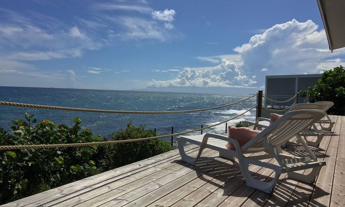 Saint-Francois Villa | Big blue, una villa con piscina frente al mar