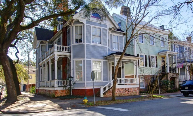 Savannah Victorian District Casa | Big Blue House - Both Units - Near Forsyth Park