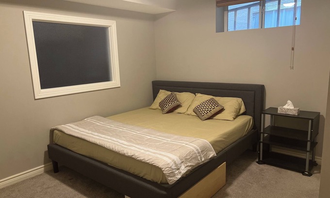 Royal Oak Casa | Big furnished Basement with 2 Bed rooms , 1 full Bath , Big living space