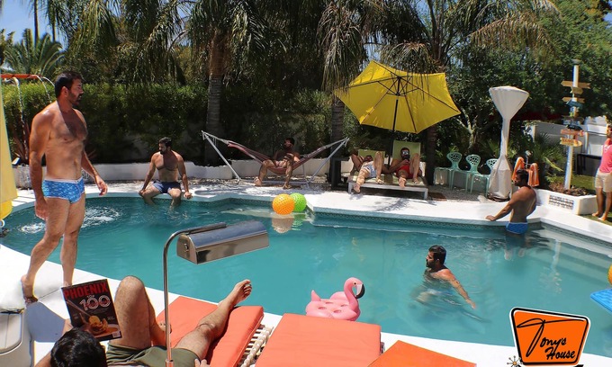 Alhambra Casa | Big RV, next to clothing optional pool and hot-tub, at tony's house