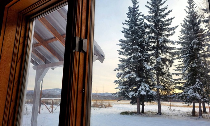 Fairbanks Cabina | Big sky aurora! stunning views