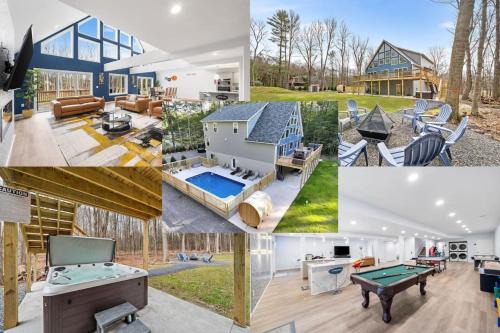 Pocono Lake Casa | Big Villa,4 Masters, Heated Pool, Hot Tub, Sauna