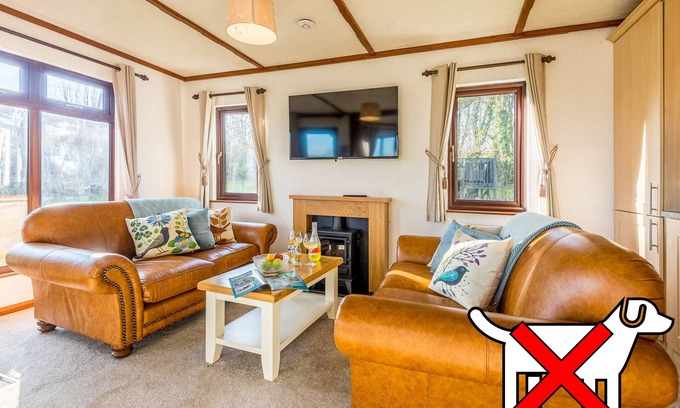 Otterham Apartamento | Birch Lodge-Lodge-Baño Privado