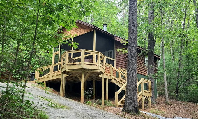 Sautee Nacoochee Cabina | Bird Song Cabin - Cabina en el bosque! - Helen Georgia - WIFI
