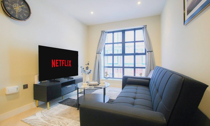 Bordesley Apartamento | Birmingham Central|wifi|Parking|Sleeps 6