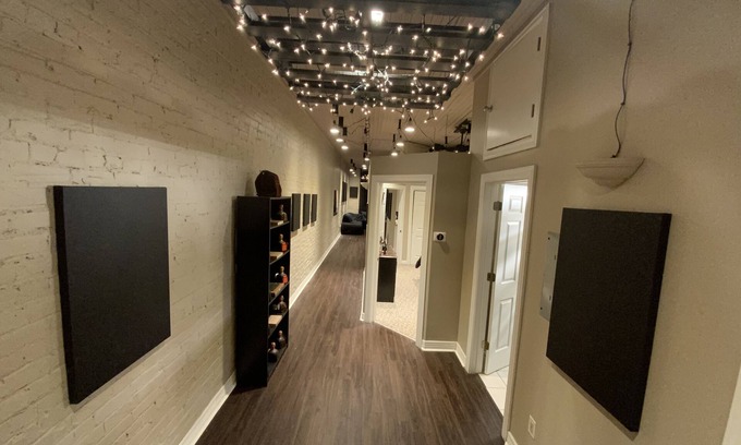 Old Market Apartamento | Blackout Themed Residence in the Prime Heart of Omaha’s Old Market!