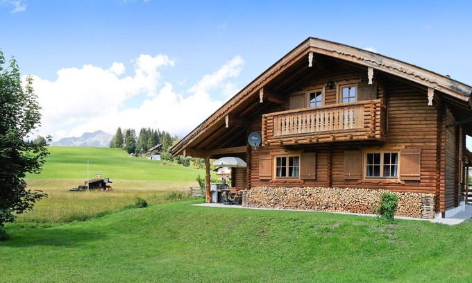 Seefeld in Tirol Cabina | Blockhouse Schwalbennest - At the ski hill