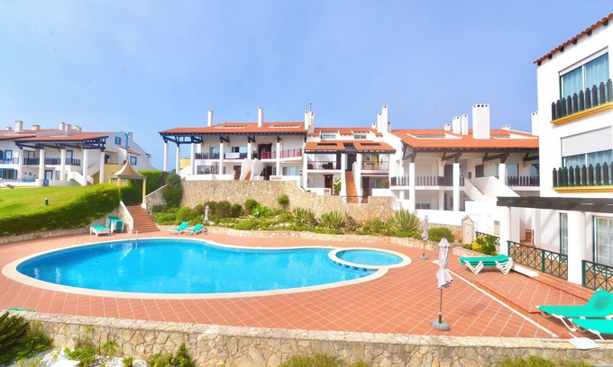 Sao Martinho do Porto Apartamento | Blue - Increíble apartamento de 4 dormitorios con vista al mar en un gran resort