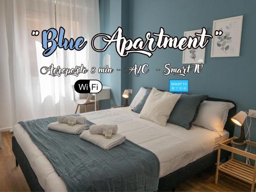 Sestri Ponente Apartamento | Blue Apartment - Airport 8 min - AC - Smart TV