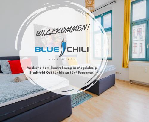 Magdeburg Apartamento | Blue Chili 05 - Charmante 2-Zimmer Albauwohnung - 5 Pax - WIFI-Netflix