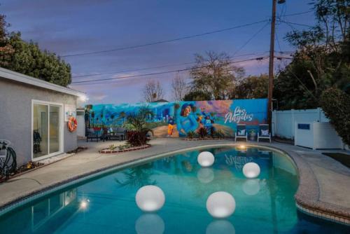 Los Altos Casa | Blue Haven Solar Pool Heat Parking Billiards