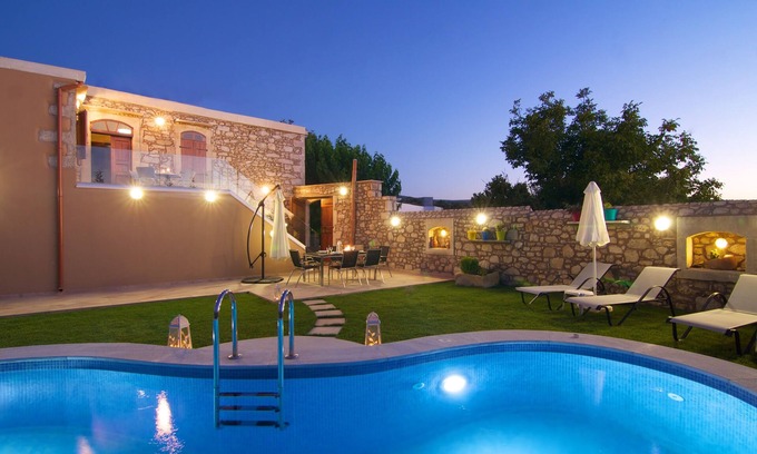Tzannakiana Villa | Blue Paradise villa con piscina y jacuzzi para 5 personas